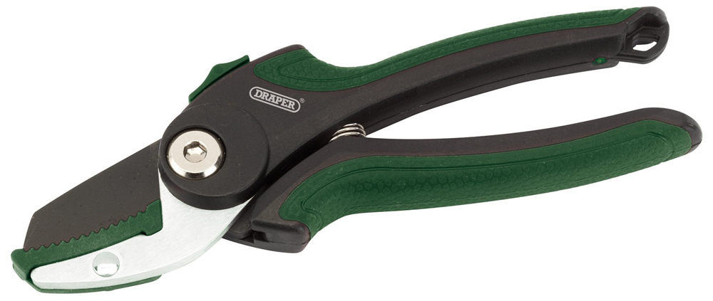 Draper ANVIL SECATEUR SOFT GRIP 83970 83970 Anvil Pattern Secateurs, 175mm