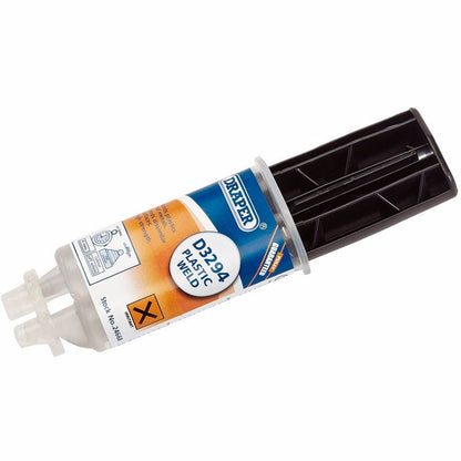 24668 Draper D3294 Plastic Weld DPW3294 Workshop Adhesives Professional Trade DIY Workshop Garage Use