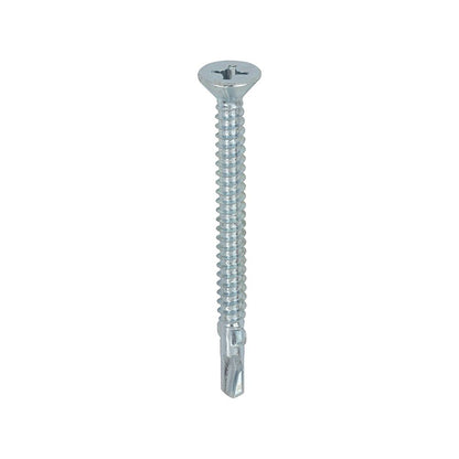 TIMCO WingTip Screw S/DRILL No3 Zinc 5.5 x 65 Silver Pack 200