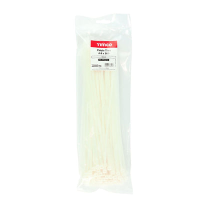 TIMCO Cable Tie Natural 4.8 x 300 Pack 100