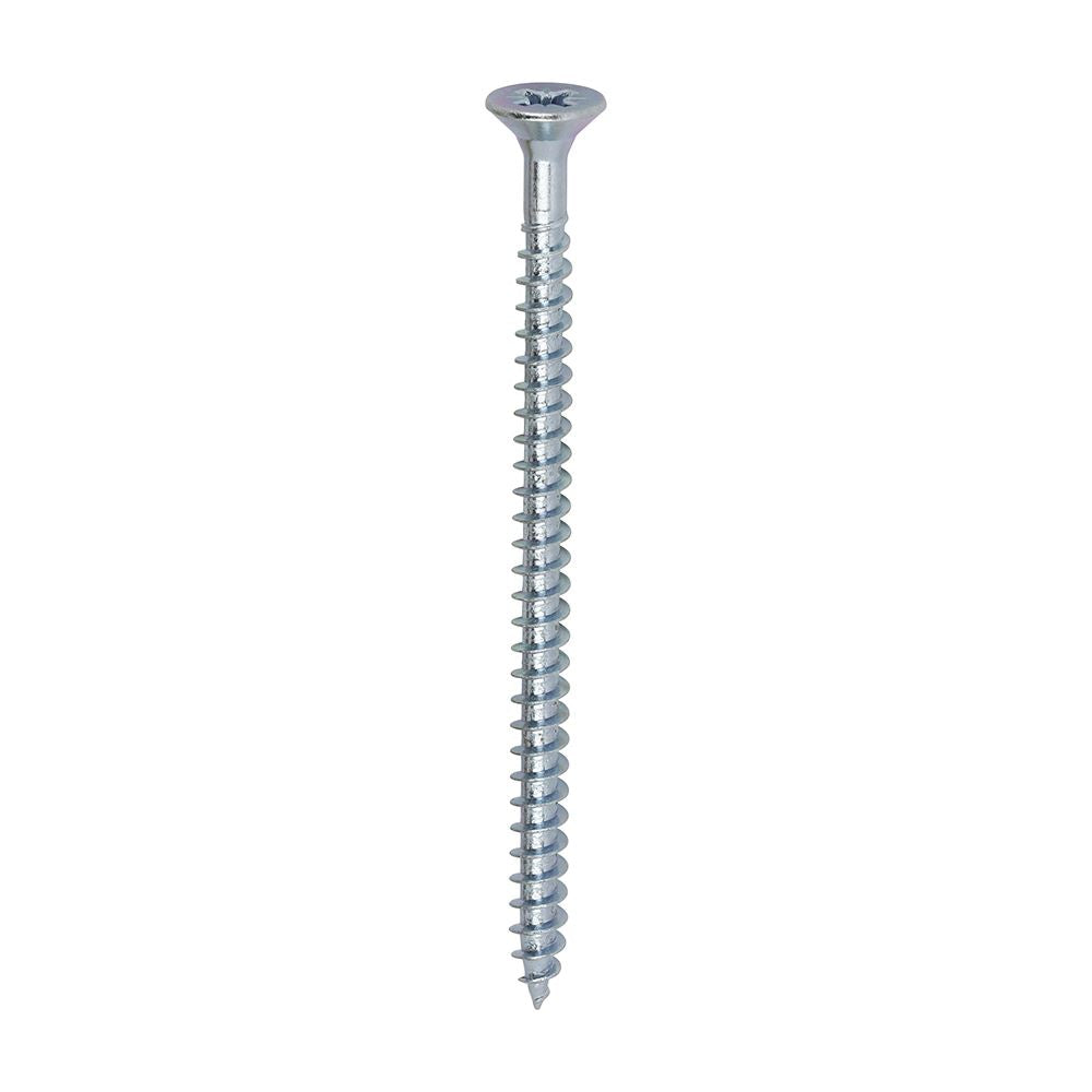 TIMCO Solo Woodscrew PZ2 CSK Zinc 5.0 x 80 Silver Pack 200