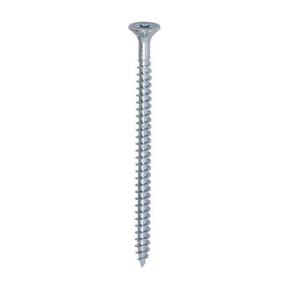 TIMCO Solo Woodscrew PZ2 CSK Zinc 5.0 x 80 Silver Pack 200