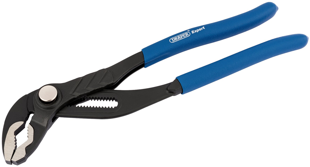 Draper WPUMP PLIER PBUTTON SDIP 250MM 84448 Push Button Heavy Duty Waterpump Pliers