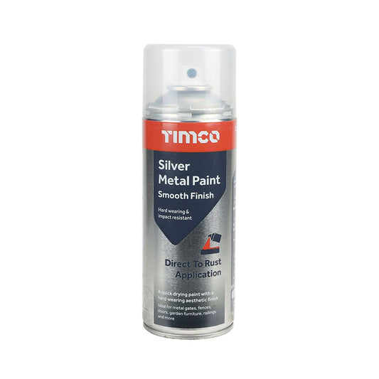 TIMCO Silver Metal Paint Smooth nan 380ml Pack 1.0
