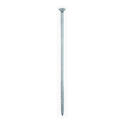TIMCO Solo Woodscrew PZ3 CSK Zinc 6.0 x 200 Silver Pack 100