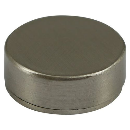 TIMCO Brass Screw Cap - Sat Nickel 12mm Pack 4