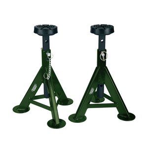 04339 Draper Expert Expert Axle Stands, 3 Tonne, Green (Pair) AS3000EG Professional Trade DIY Workshop Garage Use