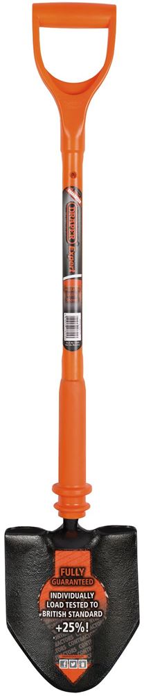 17695 Draper Expert Expert Fully Insulated Contractors Utility Shovel INS/UGS Insulated Contractors Tools Professional Trade DIY Workshop Garage Use