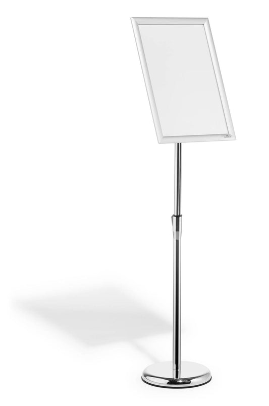 Durable Floor Stand with Aluminium Snap Frame Menu Poster Display | A3