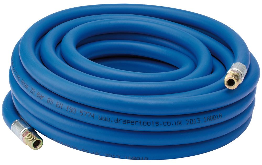 Draper 10M AIRLINE HOSE (1/4)6MM ID 38282 Straight Line Air Hoses