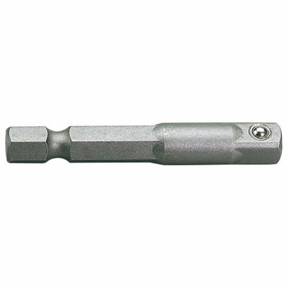 Draper ADAPTOR 1/4HEX X 1/4DR-PKD 22182 1/4" Hex. Bit Adaptor x 1/4" Sq. Dr.