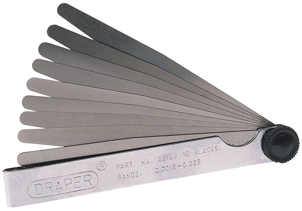 DRAPER 36174 - 10 Blade Imperial Feeler Gauge Set