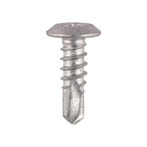 TIMCO Low Pan Screw PH2 S/DRILL EXT 4.8 x 16 Silver Pack 500