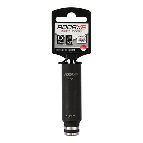 TIMCO X6 Impact Sockets 10 x 78mm Pack 1