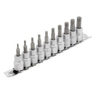 Draper TX-STAR PLUS10PC 3/8 SOCK BIT 16339 Draper TX-STARÂ® Plus Socket Bit Set, 3/8" Sq. Dr., 48mm (10 Piece)
