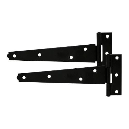 TIMCO Light Tee Hinge Pair Black 6" Black Pack 1