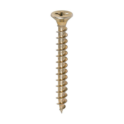 TIMCO Solo Woodscrew PZ2 CSK ZYP 5.0 x 45 Gold Pack 200