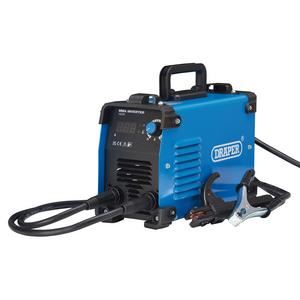 70030 Draper MMA Inverter Welder, 160A INV160A Inverter Tig Welders 288 x 119 x 207mm Professional Trade DIY Workshop Garage Use