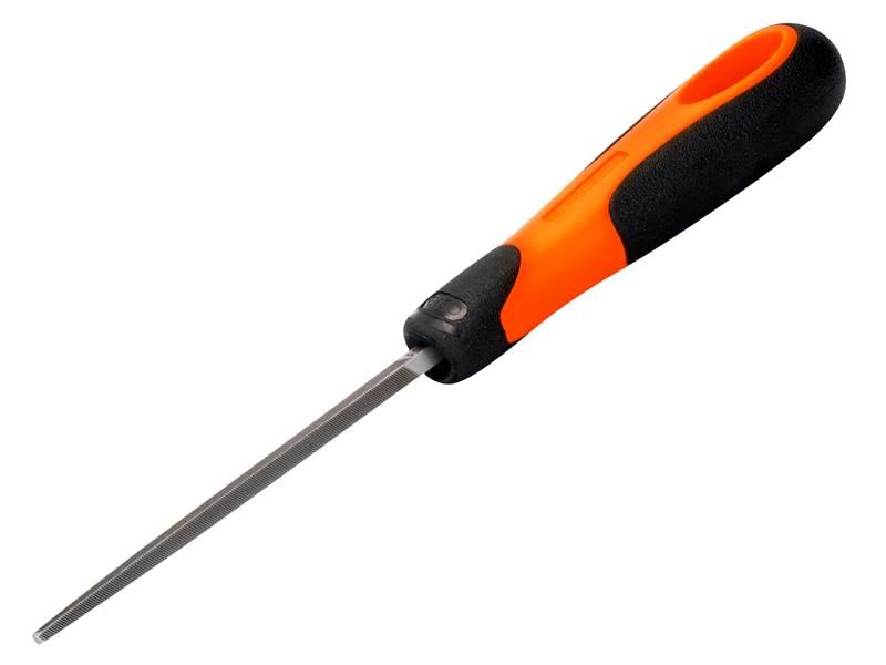 Bahco 1-160-08-2-2 Handled Square Second Cut File 1-160-08-2-2 200mm (8in)