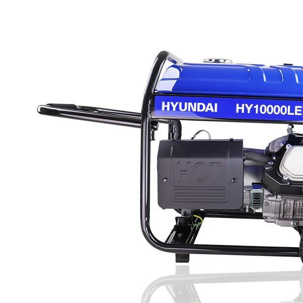 Hyundai HY10000LEK-2 Petrol Generator 8kW 10kVA Recoil Electric Start Portable Site Power Backup Power Portable Backup Site Power