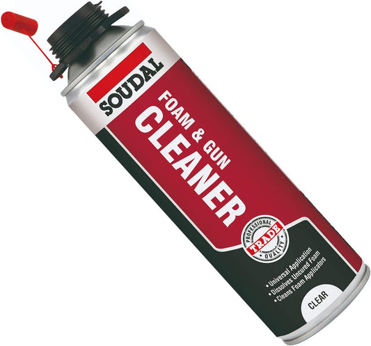Soudal Gun & Foam Cleaner Colourless 500ml aerosol can