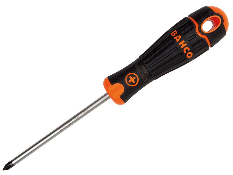 Bahco B192.001.100 BAHCOFIT Screwdriver Phillips Tip PH1 x 100mm