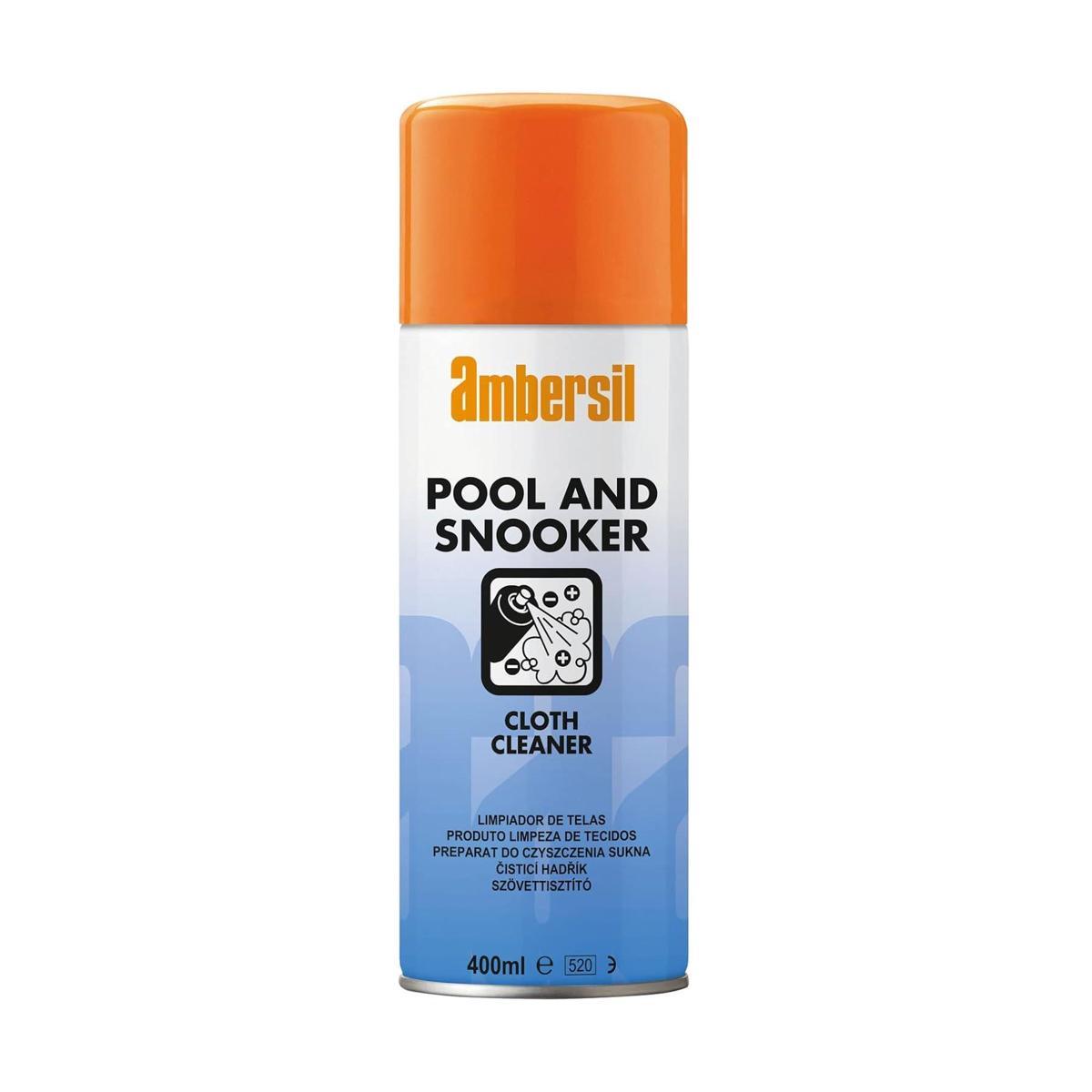 Ambersil 400ml Pool Snooker Table Cloth Cleaner Anti Static Baize Spray
