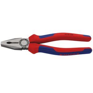 69575 KNIPEX KNIPEX 03 02 200 SBE Combination Pliers, 200mm Professional Trade DIY Workshop Garage Use