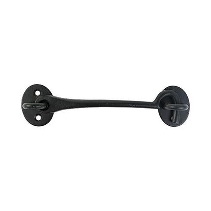TIMCO Cabin Hook Cast Iron Black 8" Black Pack 1