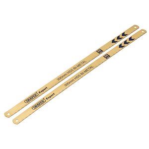 DRAPER 19345 - 2 x 300mm 24tpi Bi-Metal Hacksaw Blades