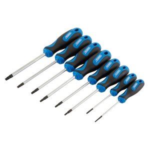 Draper SET OF TX-STAR TAMPERPROOF S/D 34251 34251 TX-STARÂ® and TX-STARÂ® Security Soft Grip Screwdriver Set (8 Piece)