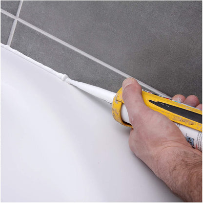 Sika General Purpose Silicone Sealant 310ml Waterproof Flexible Sealant for Kitchens Bathrooms Windows Doors Glazing and General Building Applications