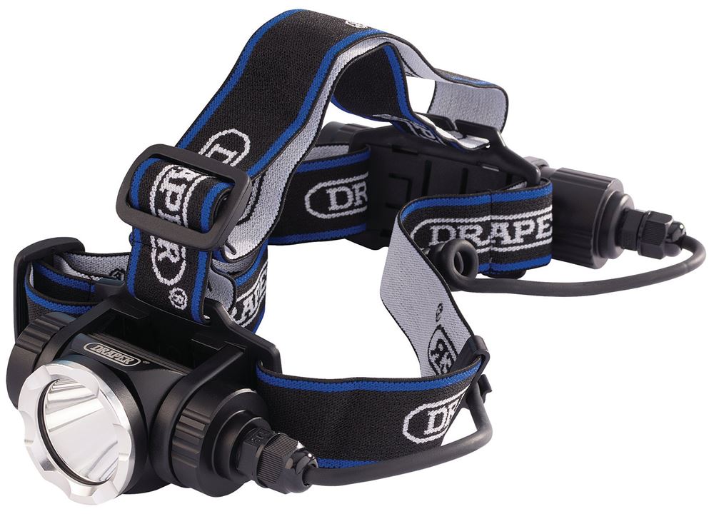 DRAPER 90064 - Rechargeable LED Head Torch, 10W