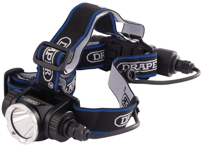 DRAPER 90064 - Rechargeable LED Head Torch, 10W