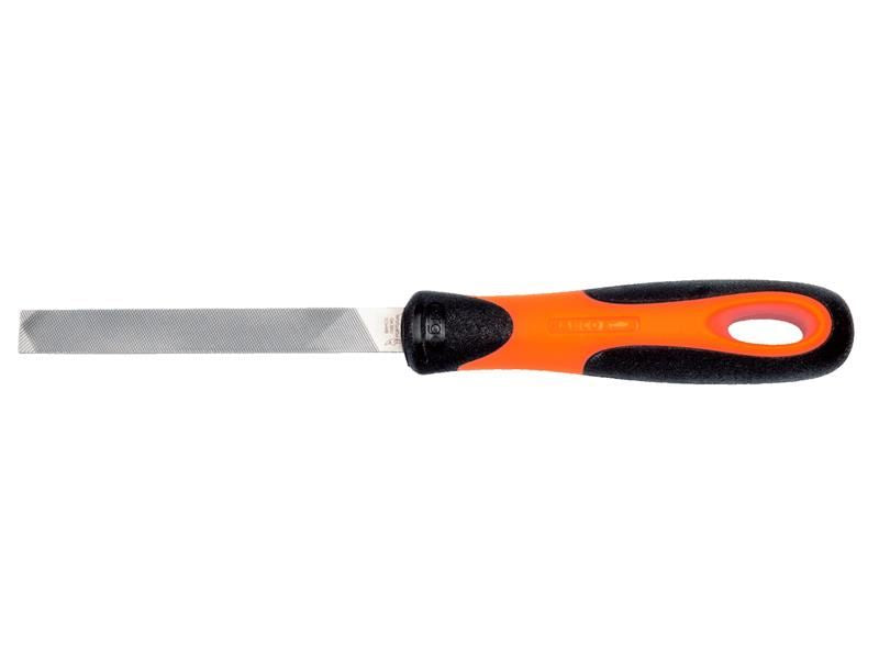 Bahco 1-100-08-2-2 Handled Hand Second Cut File 1-100-08-2-2 200mm (8in)