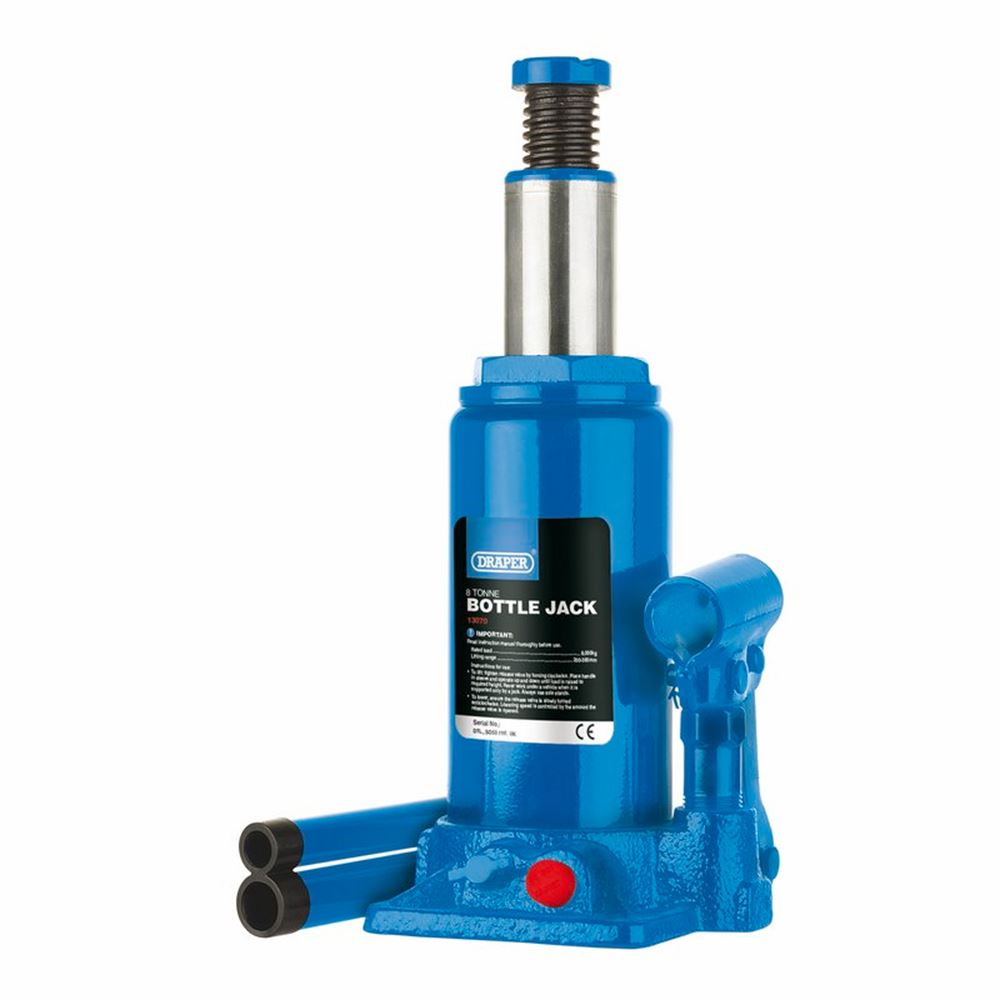 Draper 8 TONNE BOTTLE JACK 13070 Hydraulic Bottle Jacks