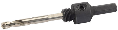 52982 Draper Hex. Shank Holesaw Arbor with HSS Pilot Drill for 14 - 30mm Holesaws, 5/1 Pilot Drills Professional Trade DIY Workshop Garage Use