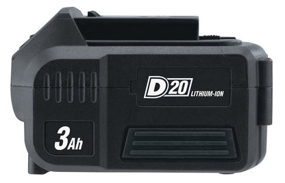00649 D20 D20 20V Li-ion Battery, 3.0Ah D20B3.0AH D20 20V Cordless Power Tools Professional Trade DIY Workshop Garage Use