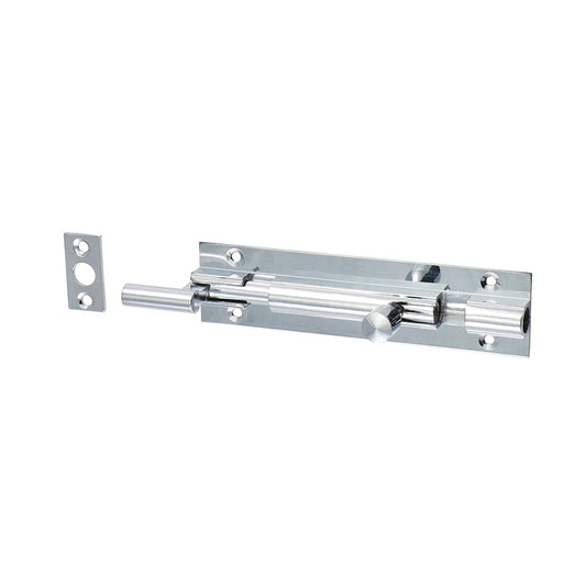 TIMCO Nkd. Barrel Bolt Pol. Chrome 100 x 25mm Pack 1