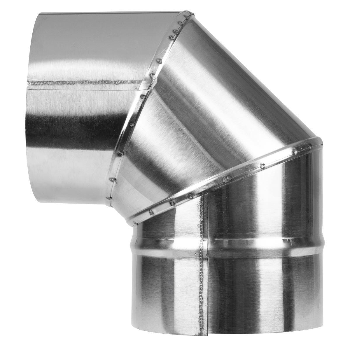 Sealey ABI1000AK3 Stainless Steel Exhaust/Flue 90° Bend for ABI600 & ABI1000 120mm | 90° Bend 201 stainless steel exhaust/flue pipe.