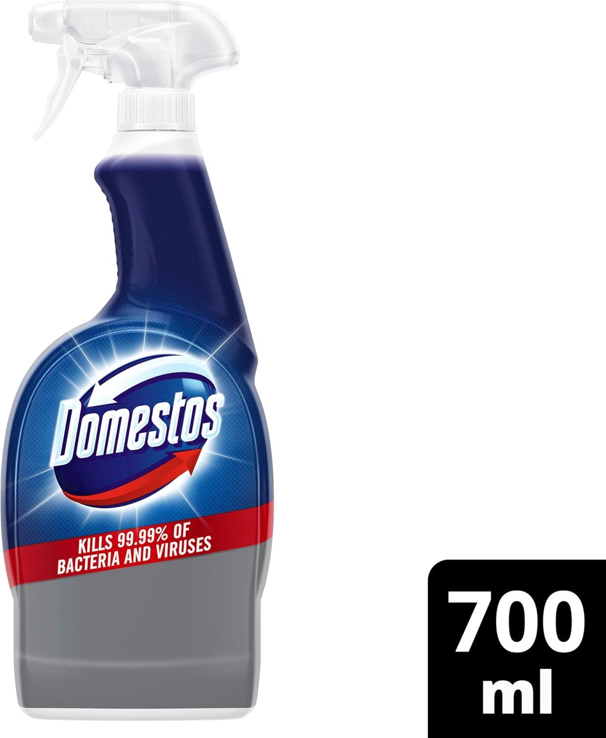 Domestos Bleach Multi Purpose Cleaner Spray Disinfectant Kitchen Bathroom