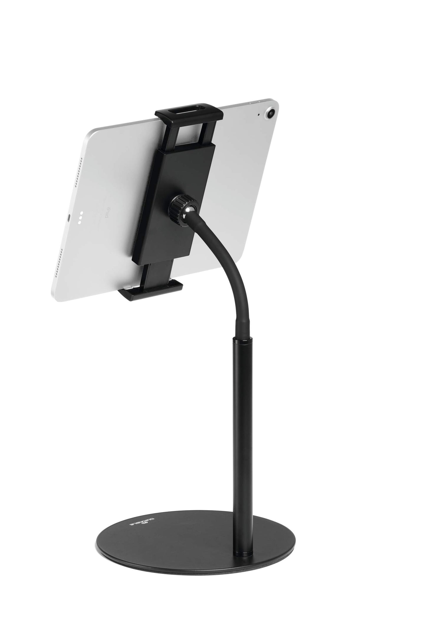 Durable TWIST 360 Gooseneck Tablet and Phone Holder iPad Desk Stand | Black