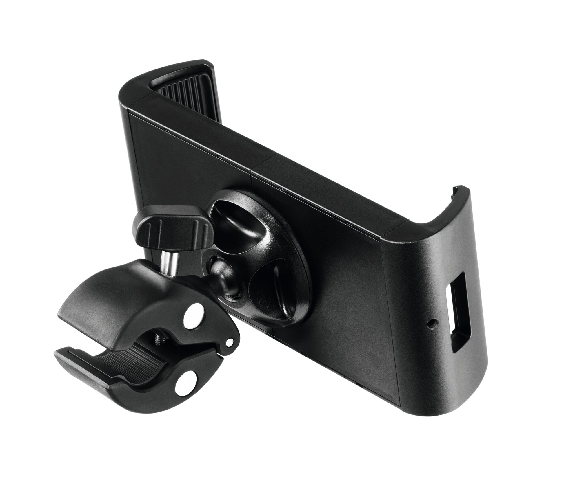 Durable TOUGH Ball Joint Tablet Holder Clamp XL for Cases | Black