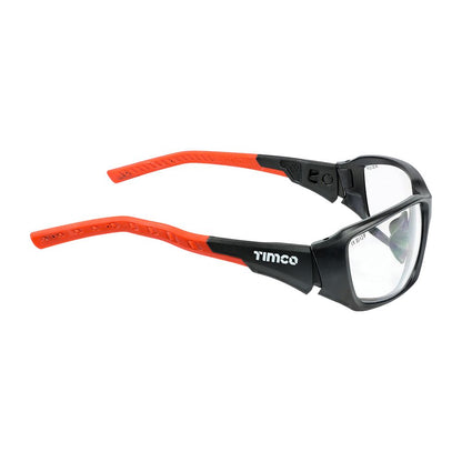 TIMCO Sport Safety Glasses Adj Temp One Size Clear Pack 1