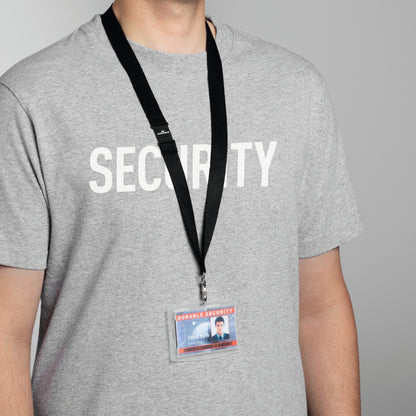 Durable reXycle 1 Card Security Pass ID Badge Holders Euro Hook | 10 Pack | 7.4 x 10.6 x 10