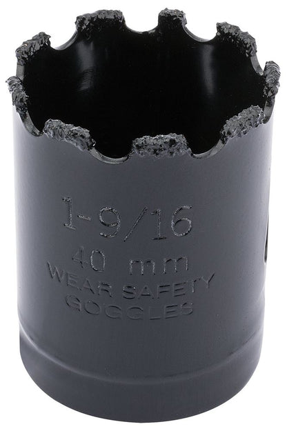 Draper TUNGSTEN CAR.GRITH.SAW 40MM 34893 Tungsten Carbide Grit Hole Saws