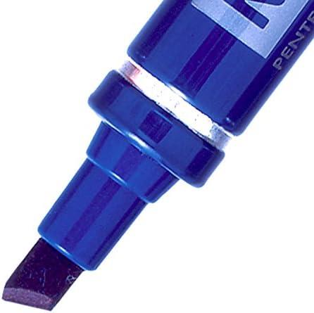 Pentel N60 Permanent Marker Red Chisel Tip Marker Pens Pack of 12