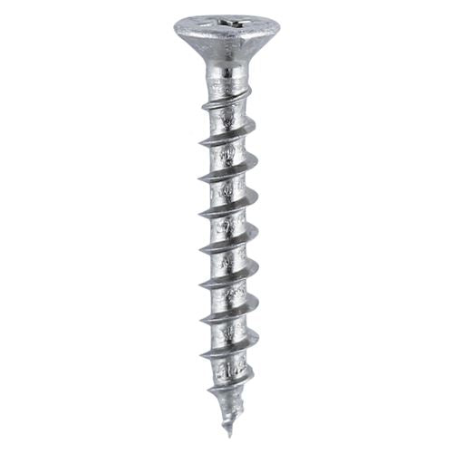 TIMCO PVC Window Screw RIB CSK -BZP 4.3 x 30 Pack 1000