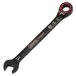 Draper 11MM REVERS. RATCHET SPANNER 03901 HI-TORQÂ® Metric Reversible Ratchet Combination Spanners, Black