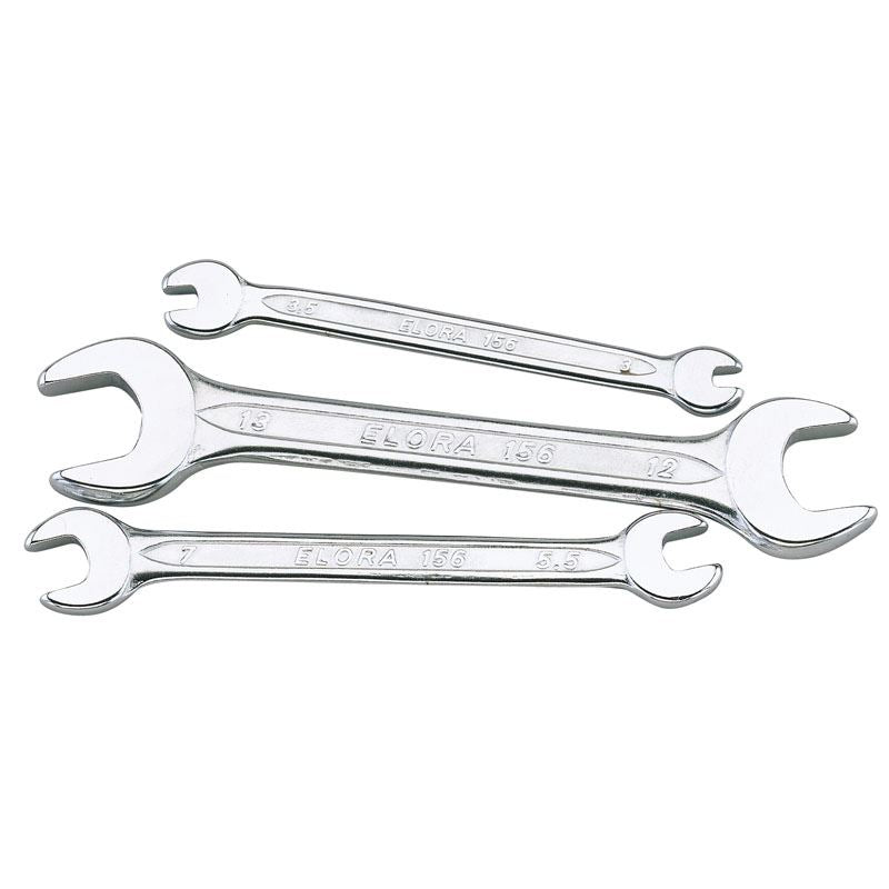 05468 Draper Elora Midget Double Open End Spanner, 4 x 6 Ba 156BA-6x4 Spanner/Wrench BA Spanners Professional Trade DIY Workshop Garage Use